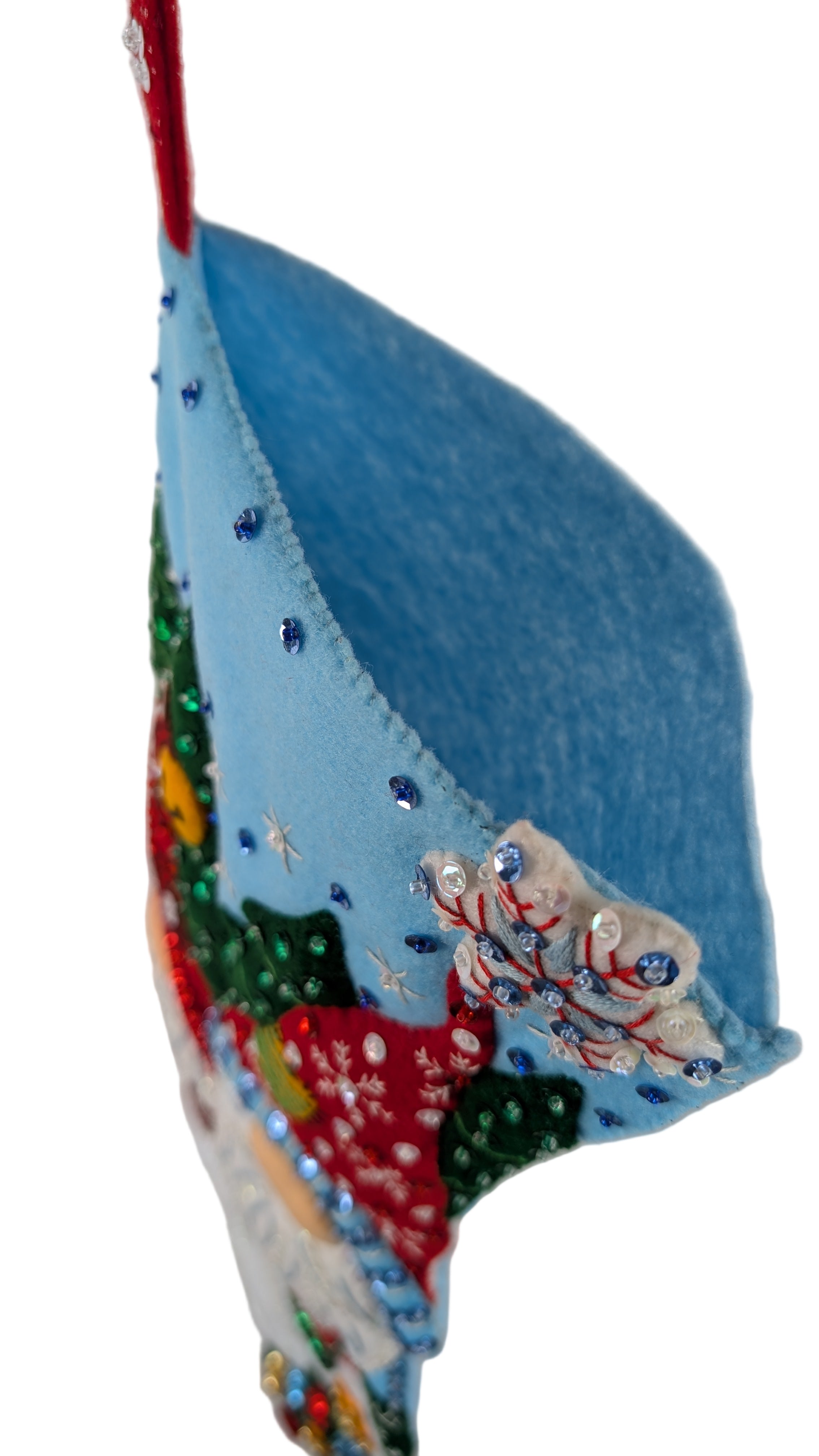 Chillin' with my Gnomie Bucilla Finished Felt Christmas Stocking